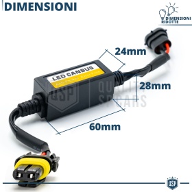 X2 Resistencias CANbus HIR2-HIR para Bombillas Led | Decoddificador Anti Error, Anti Parpadeo