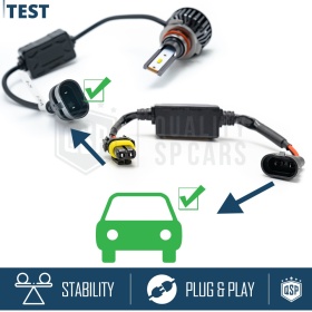 X2 Resistencias CANbus HIR2-HIR para Bombillas Led | Decoddificador Anti Error, Anti Parpadeo