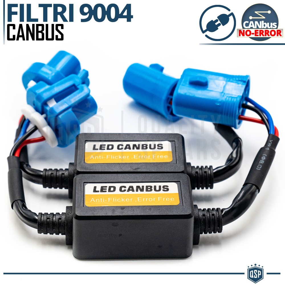 X2 Resistencias CANbus 9004 para Bombillas Led | Decoddificador Anti Error, Anti Parpadeo
