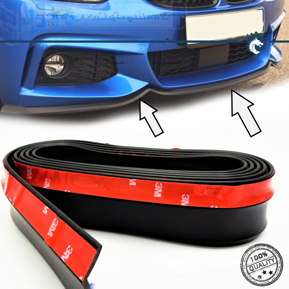 SPOILER Alerón Adhesivo PARA BMW Serie 6-8 LABIO parachoques LIP o Faldones Laterales en EPDM NEGRO flexible SPOILER Alerón Adhesivo PARA BMW Serie 6-8 LABIO parachoques LIP o Faldones Laterales en EPDM NEGRO flexible