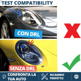 FARI Laser LED Per Porsche 911 991 (2011-18) OMOLOGATI | TRASFORMAZIONE Luci in 992 Dynamic System MATRIX