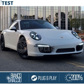 FAROS LED Láser para Porsche 911 991 con DRL (2011-18) HOMOLOGADOS | TRANSFORMACIÓN Luces en 992 Dynamic System MATRIX