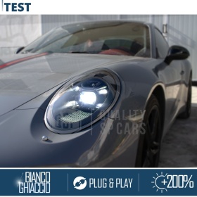 FAROS LED Láser para Porsche 911 991 con DRL (2011-18) HOMOLOGADOS | TRANSFORMACIÓN Luces en 992 Dynamic System MATRIX
