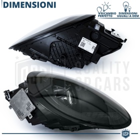 FAROS LED Láser para Porsche 911 991 con DRL (2011-18) HOMOLOGADOS | TRANSFORMACIÓN Luces en 992 Dynamic System MATRIX