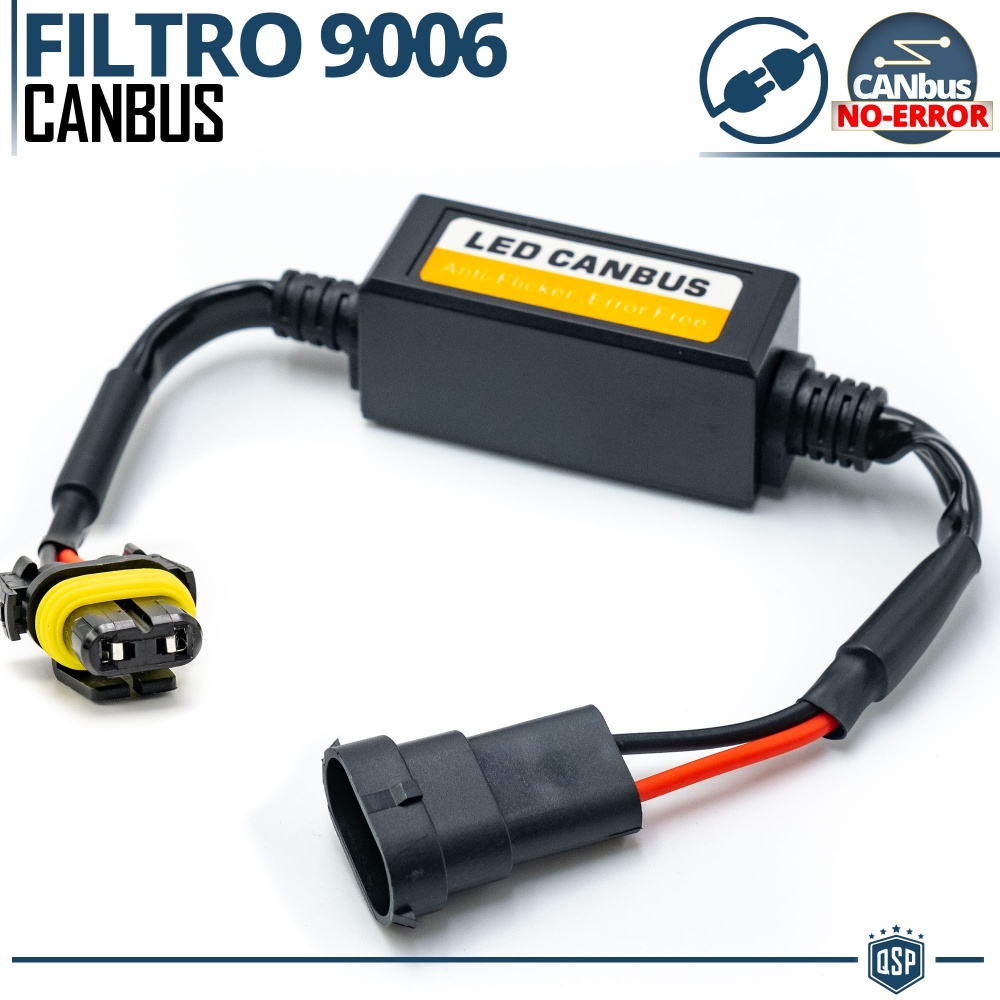 X1 Resistencia CANbus 9006 para Bombillas Led  | Decoddificador Anti Error, Anti Parpadeo