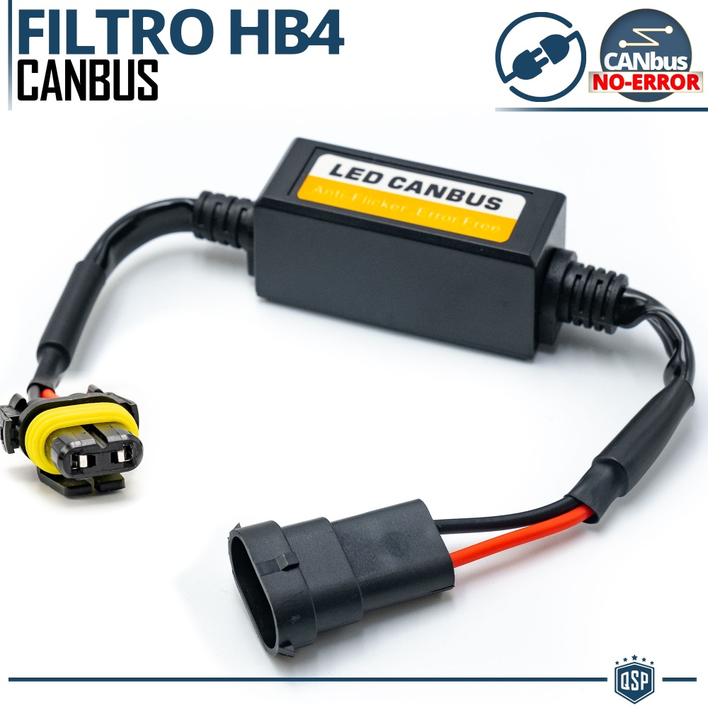 X1 Resistencia CANbus HB4 para Bombillas Led  | Decoddificador Anti Error, Anti Parpadeo