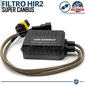 X1 Resistencia Super CANbus HIR2-HIR para Bombillas Led  | Decoddificador Anti Error, Anti Parpadeo