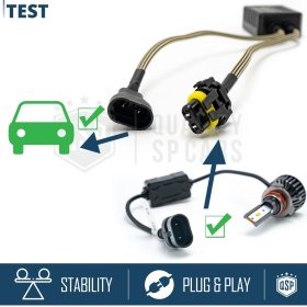 X1 Resistencia Super CANbus HIR2-HIR para Bombillas Led  | Decoddificador Anti Error, Anti Parpadeo