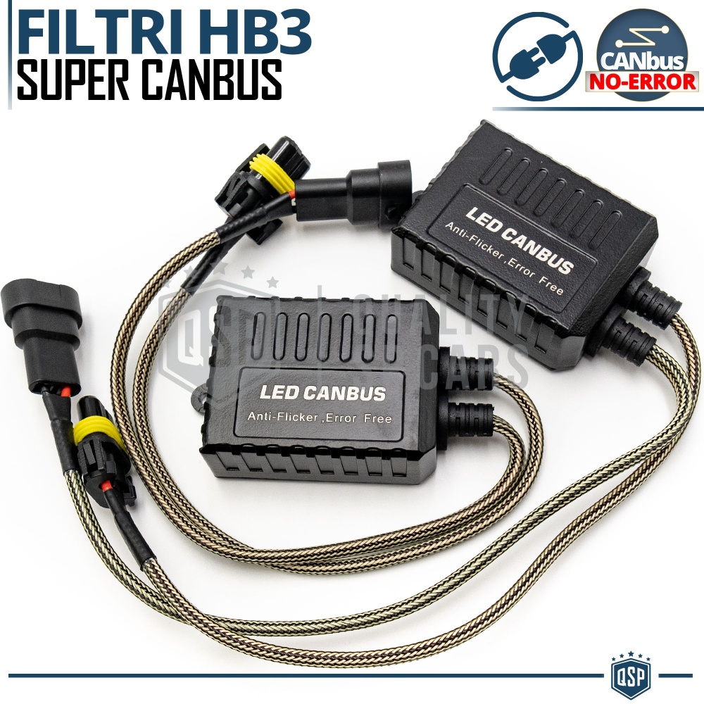 X2 Resistencias Super CANbus HB3 para Bombillas Led | Decoddificador Anti Error, Anti Parpadeo