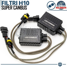 X2 Resistencias Super CANbus H10 para Bombillas Led | Decoddificador Anti Error, Anti Parpadeo