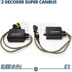 X2 Resistencias Super CANbus HIR2-HIR para Bombillas Led | Decoddificador Anti Error, Anti Parpadeo