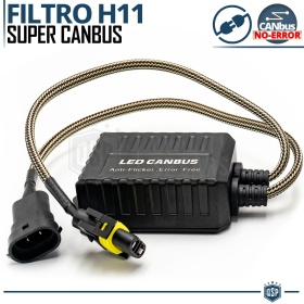 X1 Resistencia Super CANbus H11 para Bombillas Led  | Decoddificador Anti Error, Anti Parpadeo