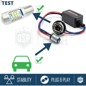 X1 Resistencia CANbus P21 5W, BAY15D para Bombillas Led | Decoddificador Anti Error, Anti Parpadeo