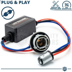 X2 Resistencias CANbus P21 5W, BAY15D para Bombillas Led | Decoddificador Anti Error, Anti Parpadeo