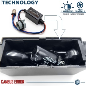 X2 Resistencias CANbus P21 5W, BAY15D para Bombillas Led | Decoddificador Anti Error, Anti Parpadeo