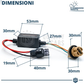 X1 Resistencia CANbus T20 W21/5W para Bombillas Led | Decoddificador Anti Error, Anti Parpadeo