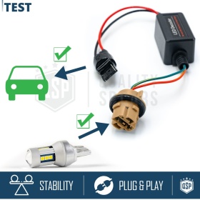 X1 Resistencia CANbus T20 W21/5W para Bombillas Led | Decoddificador Anti Error, Anti Parpadeo
