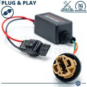 X2 Resistencias CANbus T20 W21/5W para Bombillas Led | Decoddificador Anti Error, Anti Parpadeo