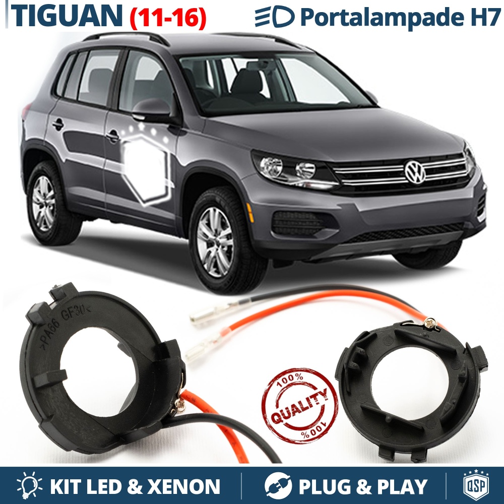 2 Adaptatores del Retenedor Soporte Bombilla para VW TIGUAN 5N FACELIFT 11-16 Montaje KIT LED H7 2 Adaptatores del Retenedor Soporte Bombilla para VW TIGUAN 5N FACELIFT 11-16 Montaje KIT LED H7