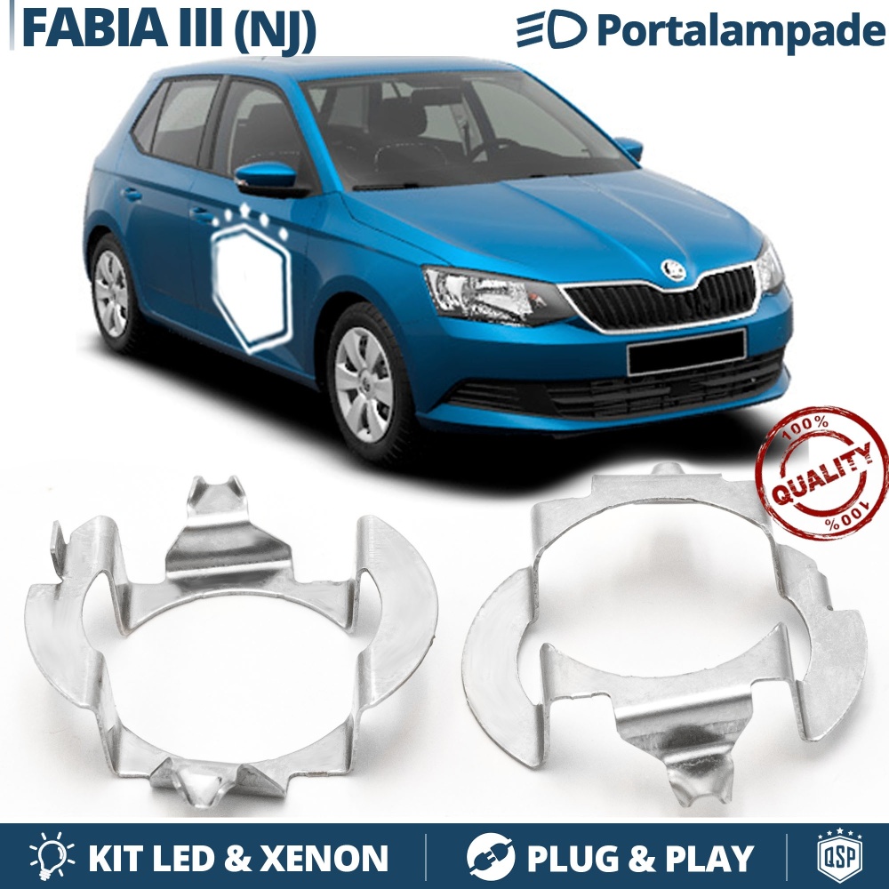 2X Adaptatores del Retenedor Soporte Bombilla para Montaje KIT LED H7 para Skoda FABIA 3 NJ 2X Adaptatores del Retenedor Soporte Bombilla para Montaje KIT LED H7 para Skoda FABIA 3 NJ