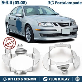 2X Adaptatores del Retenedor Soporte Bombilla para SAAB 9-3 II (03-08) para Montaje KIT LED H7