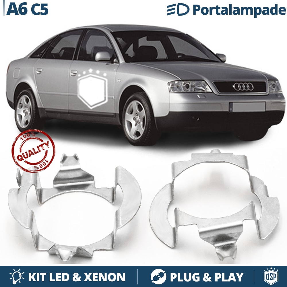 2 Adaptatores del Retenedor Soporte Bombilla para Montaje KIT LED H7 para Audi A6 C5 Luces Cruce 2 Adaptatores del Retenedor Soporte Bombilla para Montaje KIT LED H7 para Audi A6 C5 Luces Cruce
