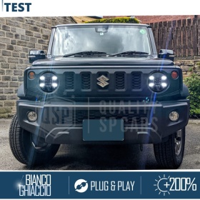 2 Faros LED 7" + Soportes para SUZUKI JIMNY 4 6500K | Luces de Cruce + Carretera + Posición