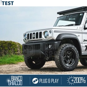 2 Faros LED 7" + Soportes para SUZUKI JIMNY 4 6500K | Luces de Cruce + Carretera + Posición