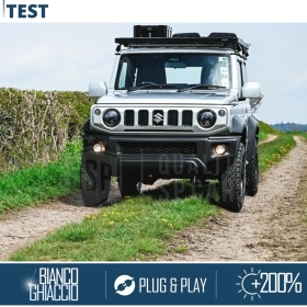 2 Faros LED 7" + Soportes para SUZUKI JIMNY 4 6500K | Luces de Cruce + Carretera + Posición