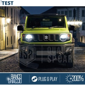 2 Faros LED 7" + Soportes para SUZUKI JIMNY 4 6500K | Luces de Cruce + Carretera