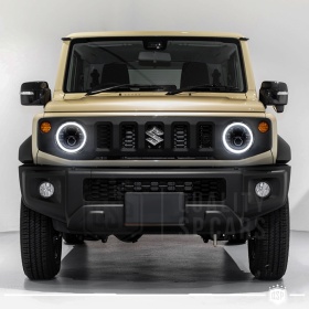 FAROS LED Angel Eyes + SOPORTES para SUZUKI JIMNY 4, Luz Blanca 6500K | APROBADO