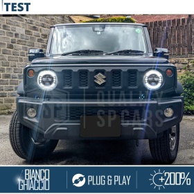 2 Faros Delanteros LED 7" + Soportes para SUZUKI JIMNY 4 | Faros Led King Kong 6500K Luz Blanca Potente