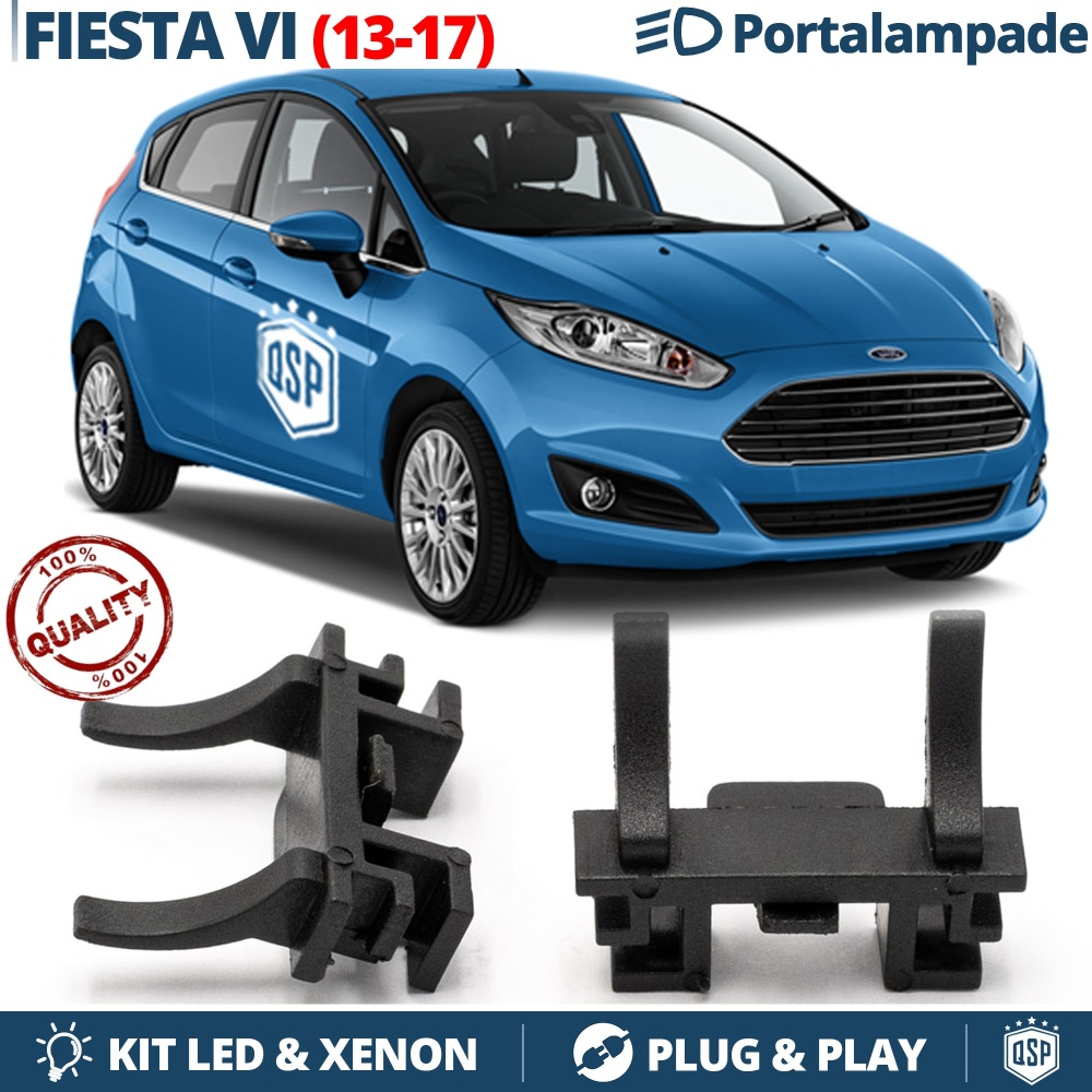 2x ADATTATORI Portalampada per Anabbaglianti FORD FIESTA MK6 (13-17) per montaggio KIT LED H7 2x ADATTATORI Portalampada per Anabbaglianti FORD FIESTA MK6 (13-17) per montaggio KIT LED H7
