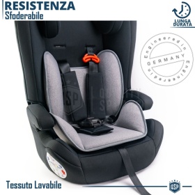 Silla de Coche HOMOLOGADA 9-36 KG Capsula Germany para Niños de 9 MESES a 12 AÑOS | Grupo 1, 2, 3
