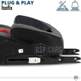Silla de Coche Elevadora ISOFIX 15-36 KG HOMOLOGADA Capsula Germany para Niños de 4 a 12 AÑOS | Grupo 2, 3