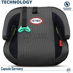 Silla de Coche Elevadora ISOFIX 15-36 KG HOMOLOGADA Capsula Germany para Niños de 4 a 12 AÑOS | Grupo 2, 3