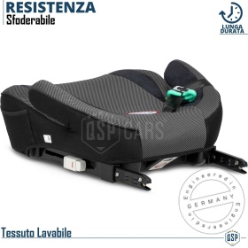 Silla de Coche Elevadora ISOFIX 15-36 KG HOMOLOGADA Capsula Germany para Niños de 4 a 12 AÑOS | Grupo 2, 3
