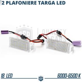2 Luces de Matrícula LED para CHEVROLET Camaro 5 2007-2013 | Plafones CANbus Luz BLANCA 6500K