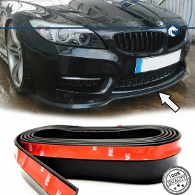 SPOILER Alerón Adhesivo PARA BMW Z4-Z8 LABIO parachoques LIP o Faldones Laterales en EPDM NEGRO flexible