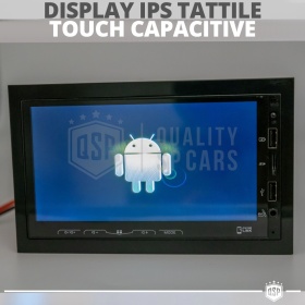 Radio de Coche 2 DIN Bluetooth, con Pantalla 7" CARPLAY Android e iOS, Navegador GPS, USB, AUX