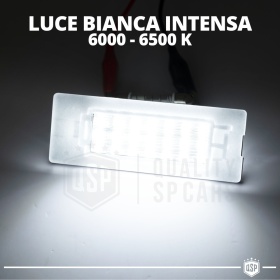 Placchette Luci Targa LED Canbus per Fiat PANDA 3 CROSS 319 | Luce Bianca Potente 6500K NO Error