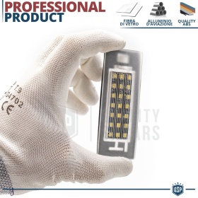 Placchette Luci Targa LED Canbus per Fiat PANDA 3 CROSS 319 | Luce Bianca Potente 6500K NO Error