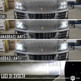 2 FAROS DELANTEROS LED Para Porsche CAYENNE I Facelift 07-10 APROBADOS | Transformación de Faros MATRIX Style