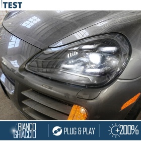 2 FAROS DELANTEROS LED Para Porsche CAYENNE I Facelift 07-10 APROBADOS | Transformación de Faros MATRIX Style
