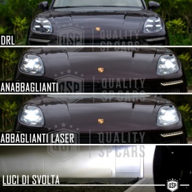 FAROS LED Láser para Porsche MACAN desde 2018, HOMOLOGADOS | TRANSFORMACIÓN Luces en Dynamic System MATRIX