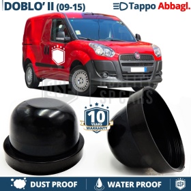 1 TAPÓN GUARDAPOLVO de faro para FIAT DOBLO' 2 Luces de Carretera Cubierta Bombilla Installación Kit Led Xenon