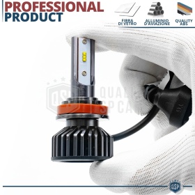 Kit LED H11 para JEEP COMPASS 1 FACELIFT Luces de Cruce CANbus 8000LM  Luz Blanca 6000K