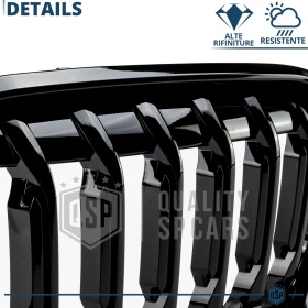 REJILLA Delanteras para BMW Serie 2 Gran Coupe F44 | Negro Brillante Tuning M