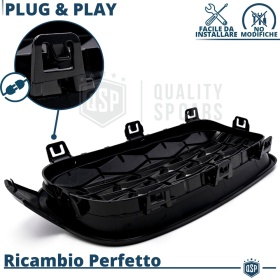 Front GRILLE for BMW 3 Series (F30 F31), Diamond 3d Design | Glossy Black Grill Tuning M