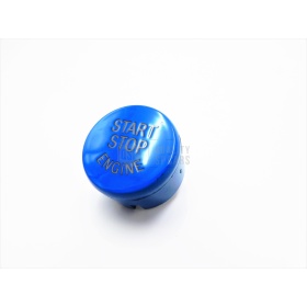 Clé Bouton Allumage Moteur START STOP pour BMW Série 5 F11 TOURING avec Bouton OFF Bleu